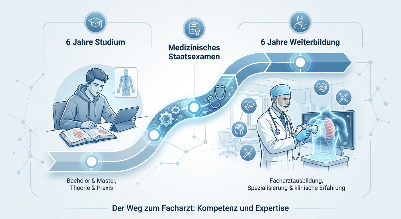 Die Lungenfacharzt-Ausbildung: Warum 12 Jahre Studien und Weiterbildung nötig sind